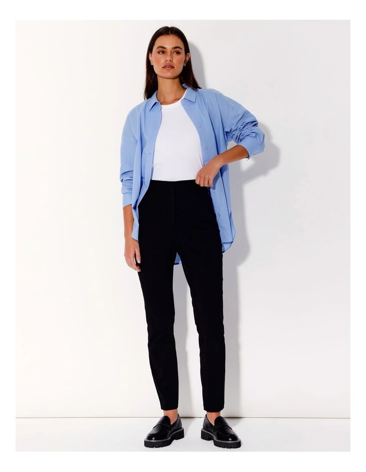 Eco Blend Skinny Ponte Pant in Black