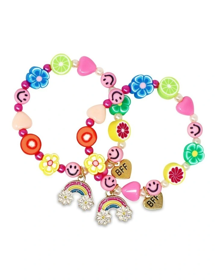 BFF Bracelets Set in Rainbow