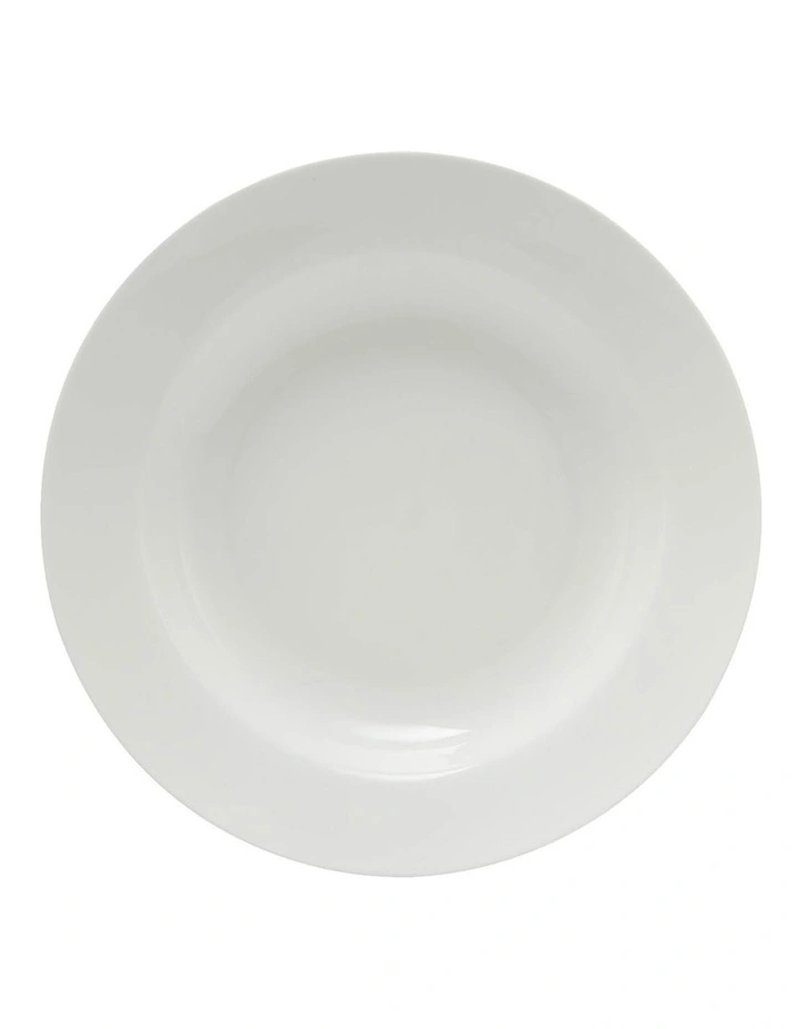 Basics Rim Soup Bowl 23cm in White