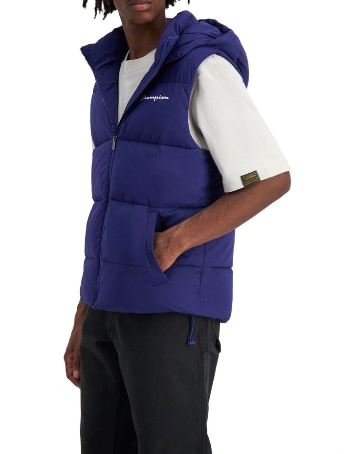 Rochester Puffer Vest in Chaouen Cobalt