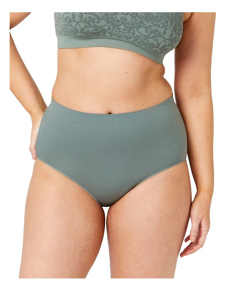 Bare Essentials Recycled Nylon Full Brief in Lagoon