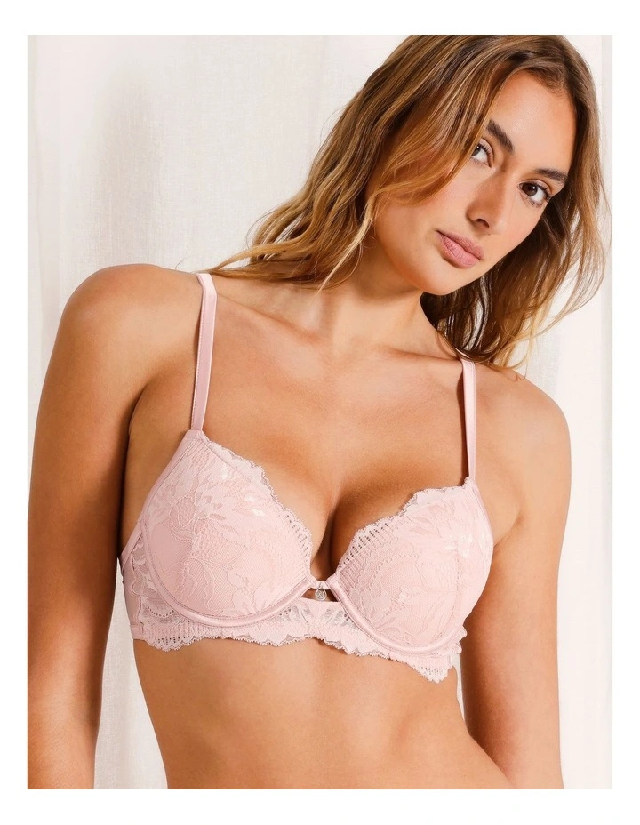 Harlow Luxe Push Up Bra in Pale Pink