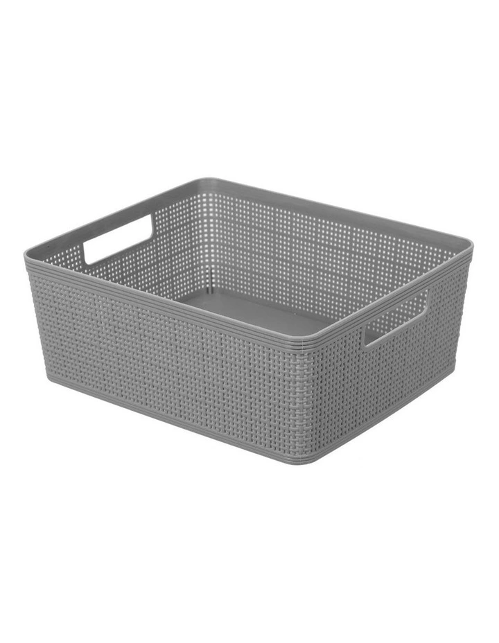 35.5cm Ivy Weave Basket Storage Home Organiser Container Large Assort