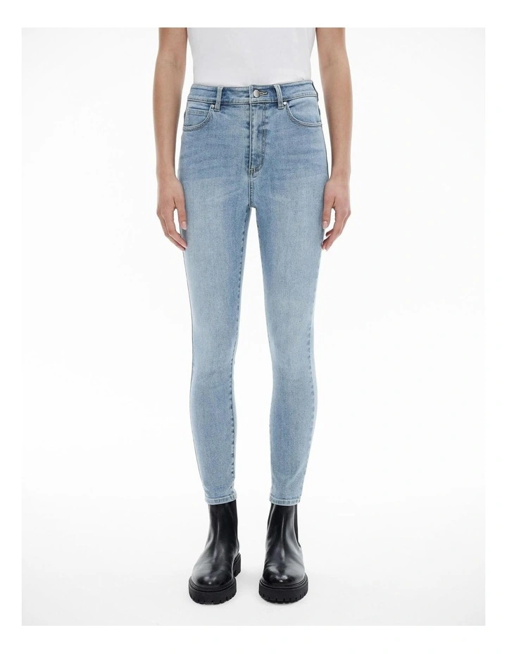 7/8 Skinny Jean in Vintage Wash Denim