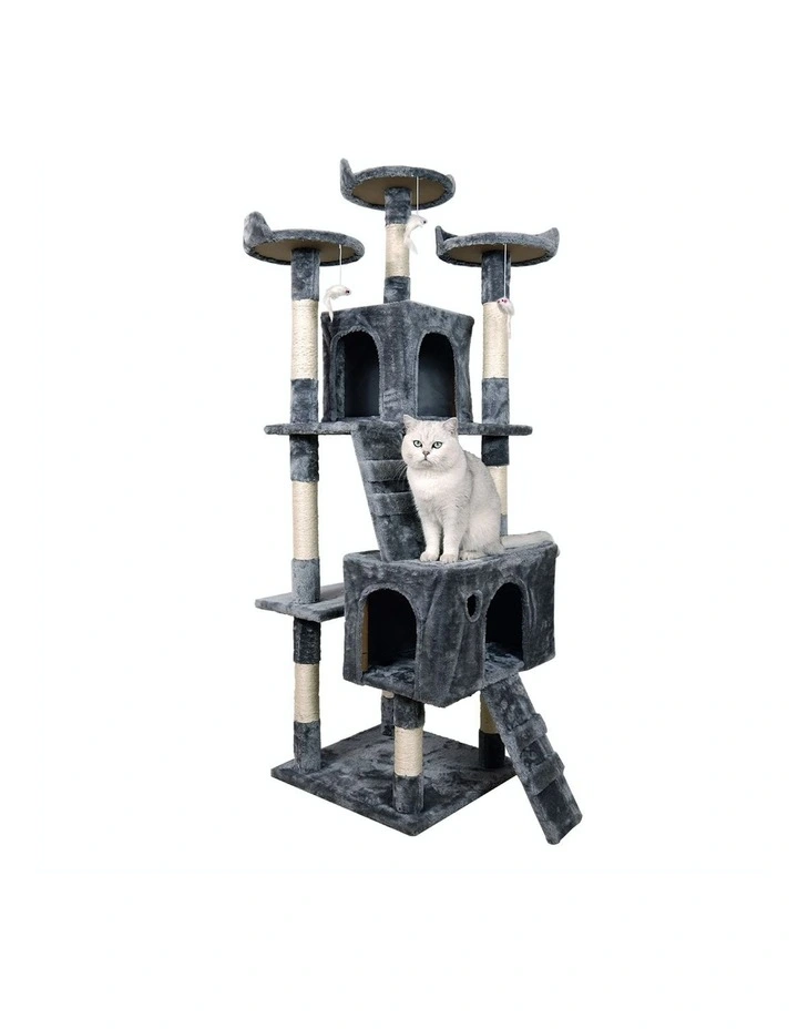 Cat Tree Scratching Post 170cm Dark Grey
