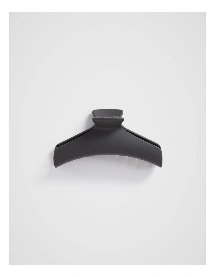 Angular Hair Claw in Steel