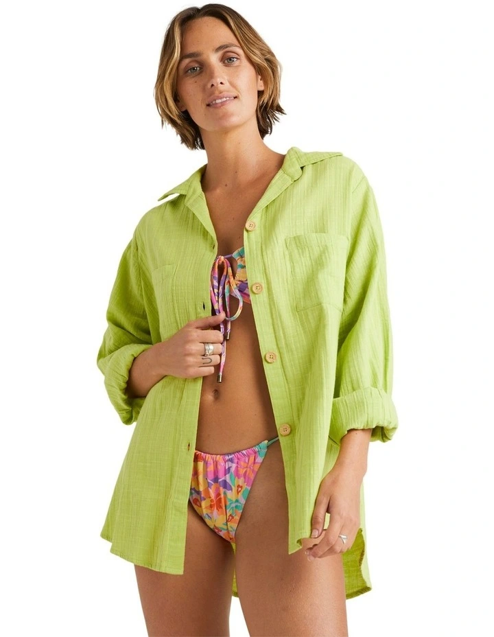 Swell Shirt in Lime