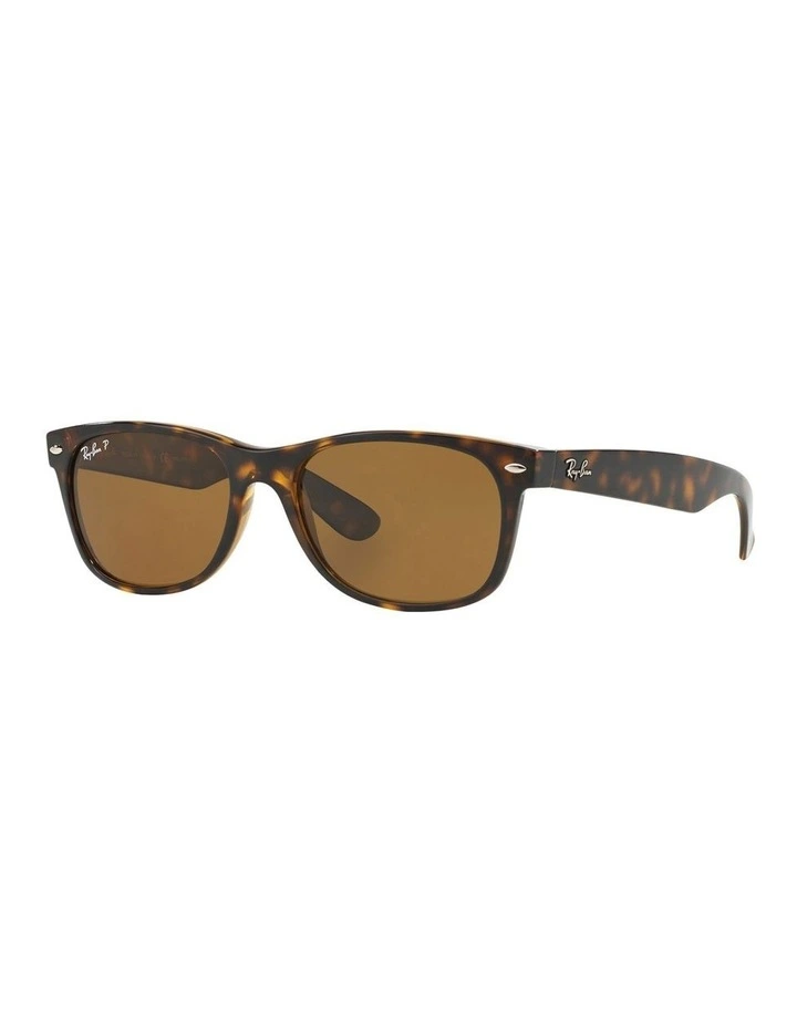 New Wayfarer Brown RB2132 Polarised Sunglasses