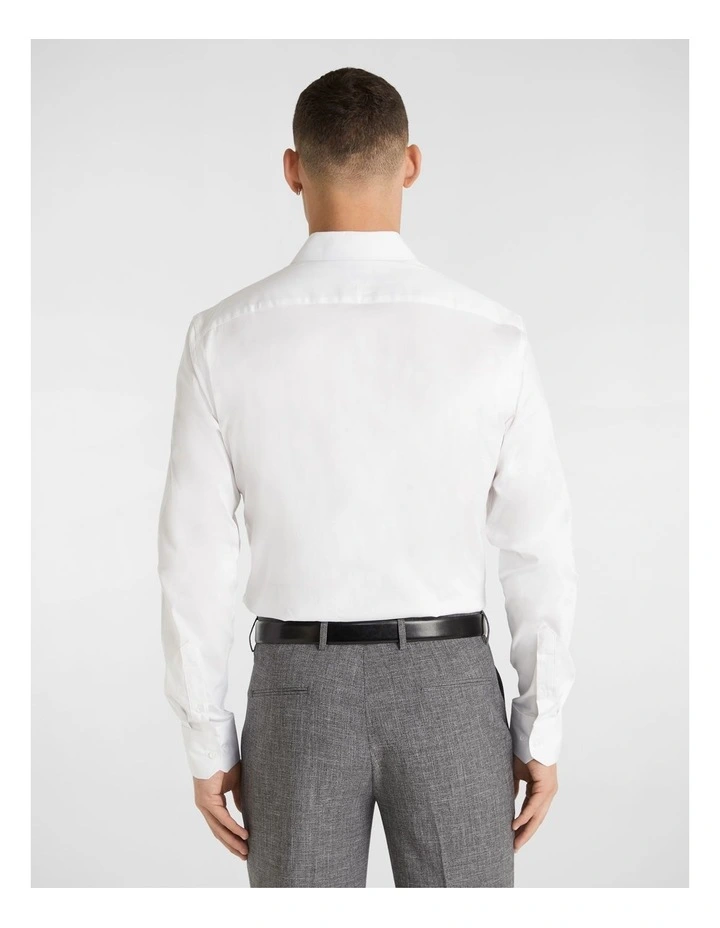 Hulk Muscle Fit Dress Shirt in White