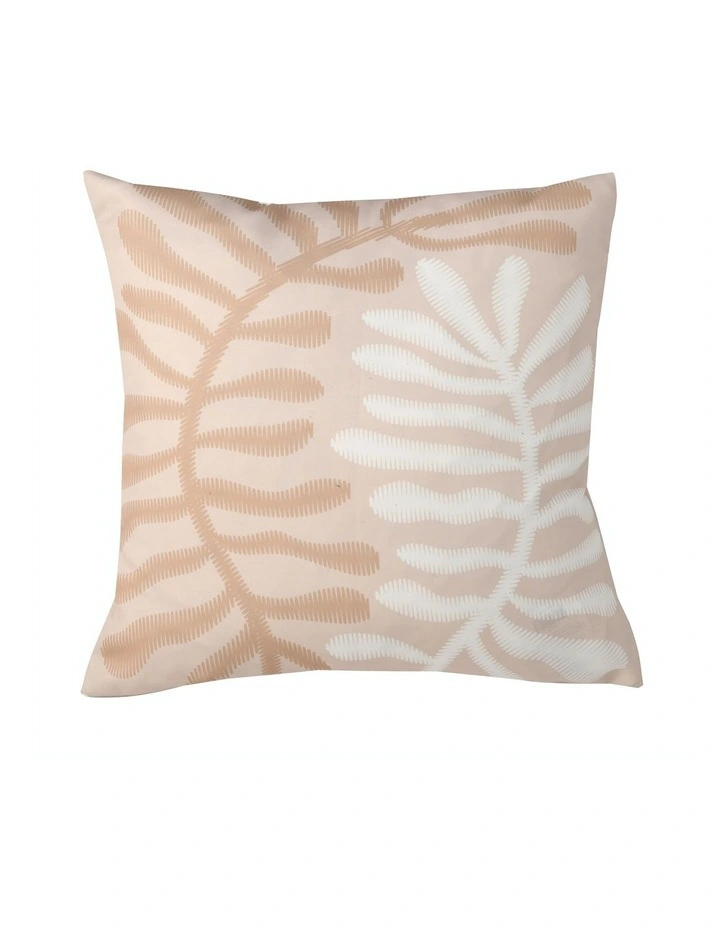 Fennel Printed Outdoor Cushion 50 x 50cm in Oatmeal