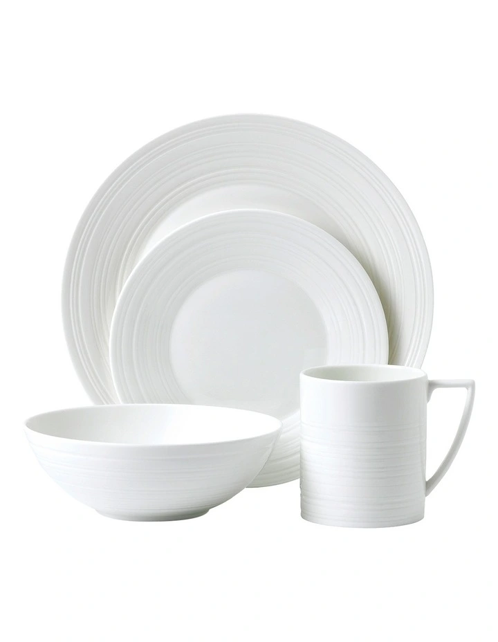 Jasper Conran Strata 16pc Dining Set White