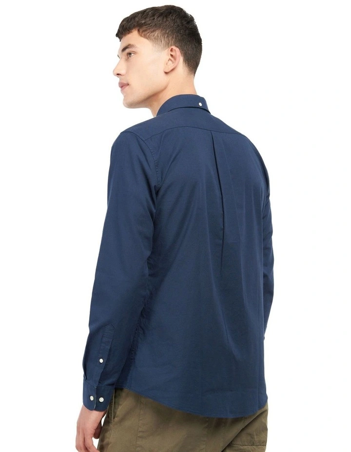 Camford Tailored Long Sleeve Shirt in Navy