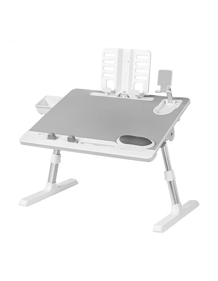Adjustable Laptop Desk in White