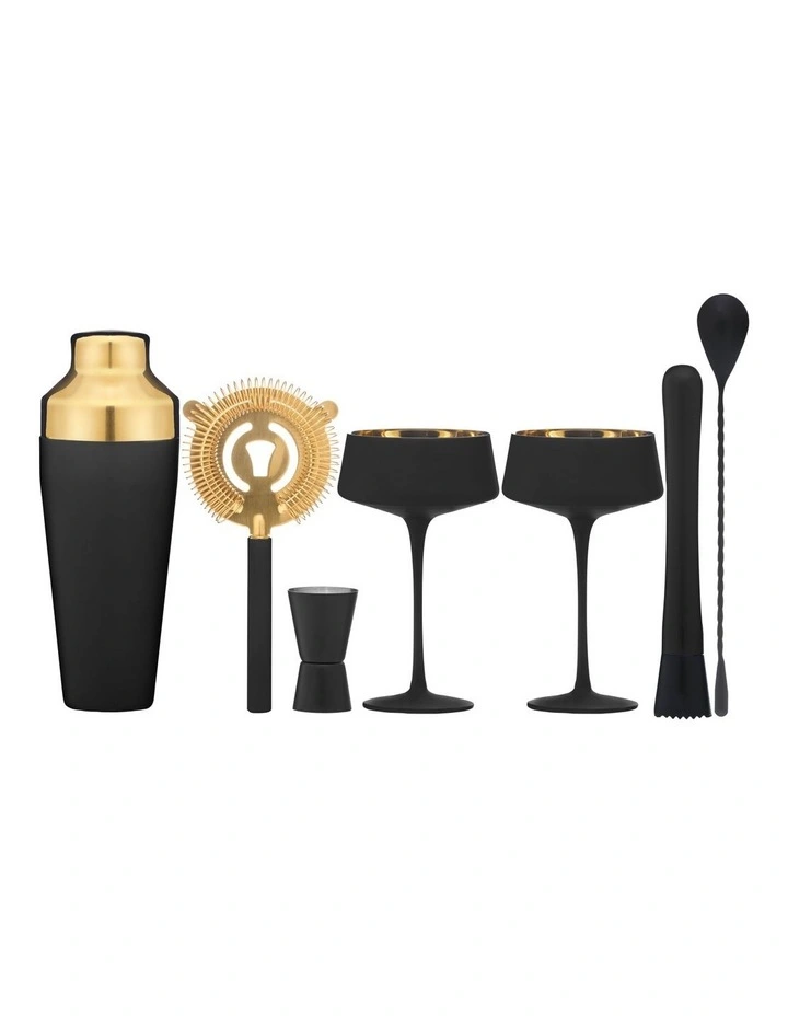 Tiffany Ultimate Cocktail Set in Black