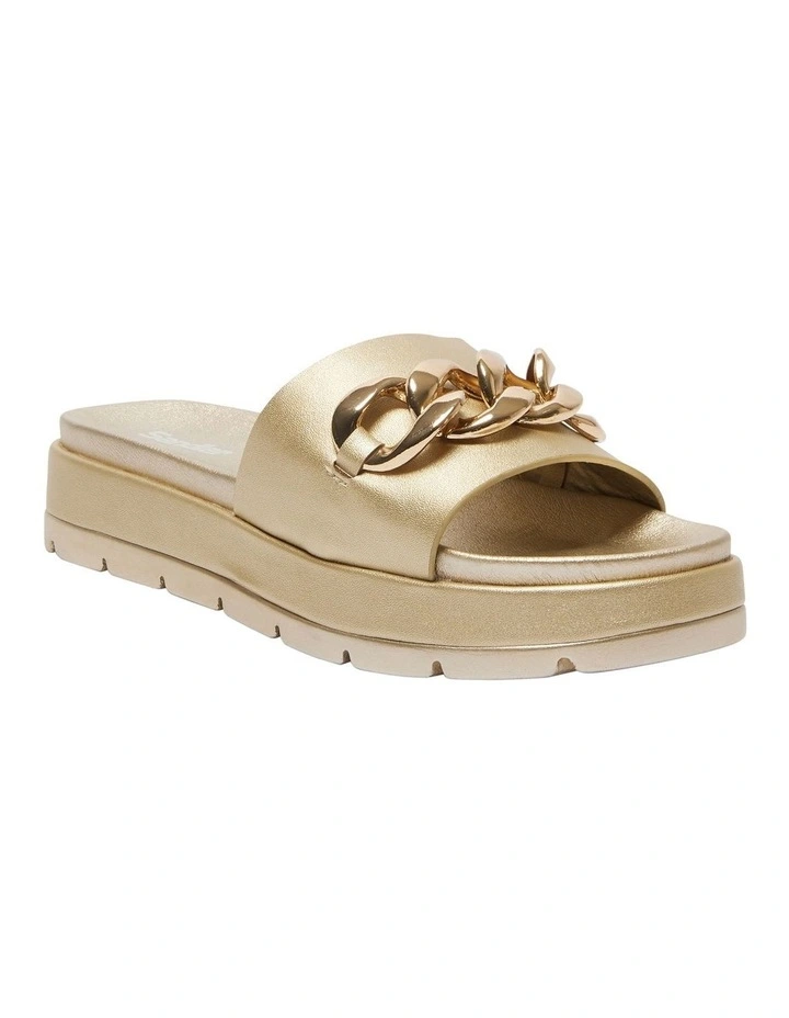 Fiona Sandals in Soft Gold Smooth