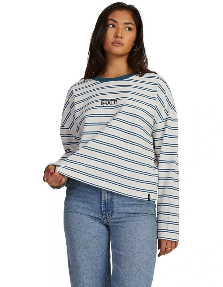 Ivy Stripes T-Shirt in Blue
