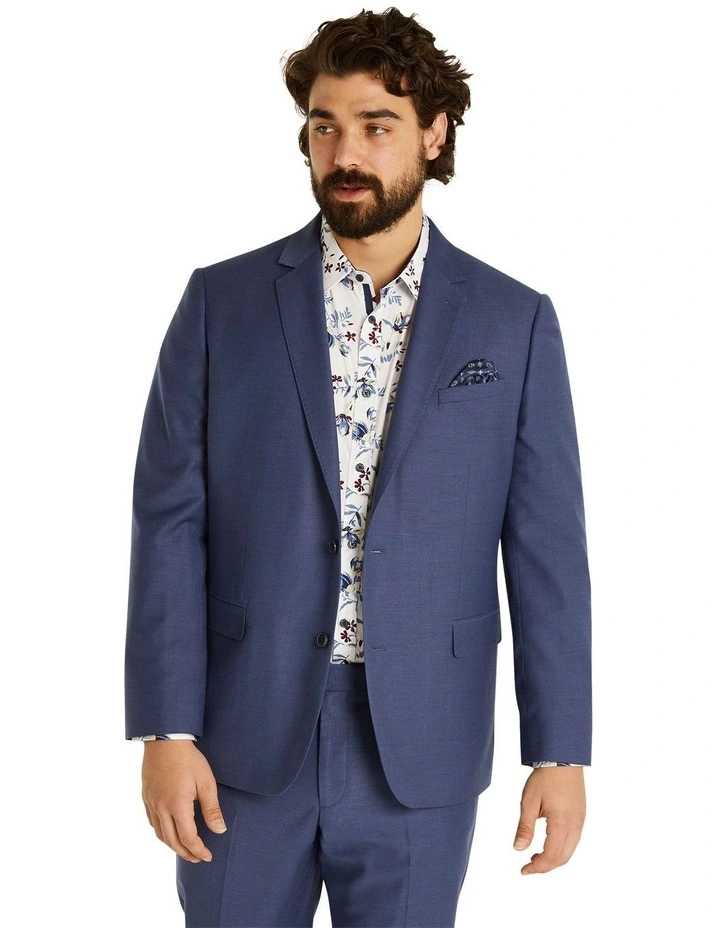 Martin Stretch Suit Jacket in Blue