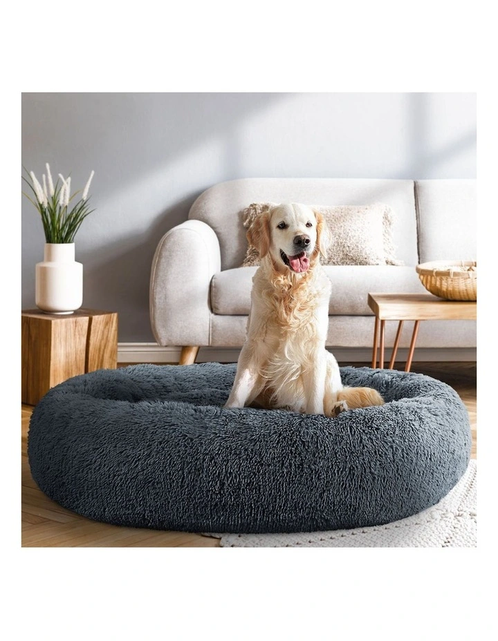 Pet Bed Extra Large 110cm in Dark Grey