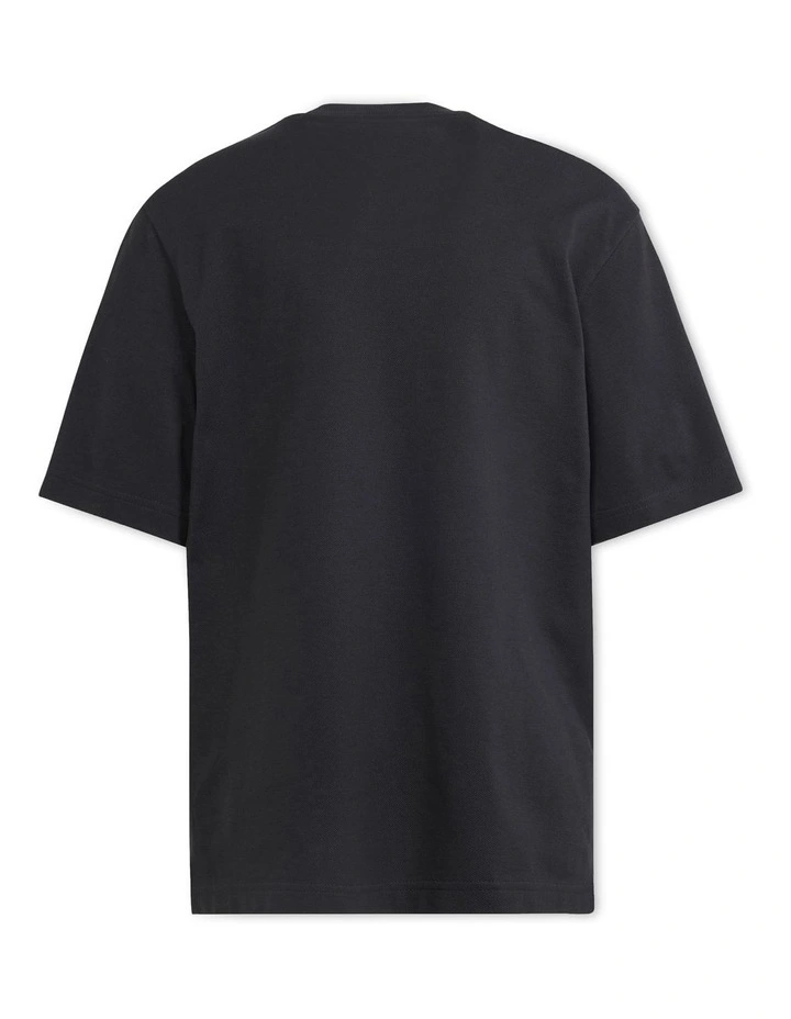 Future Icons Logo Pique T-shirt in Black
