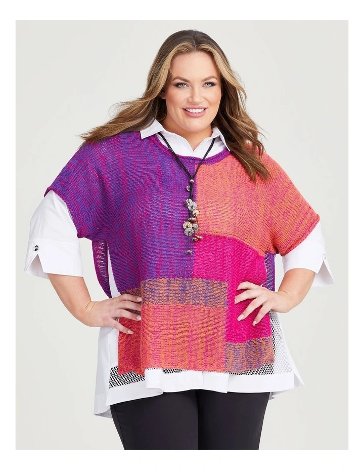 Colour Block Jumper in Multi