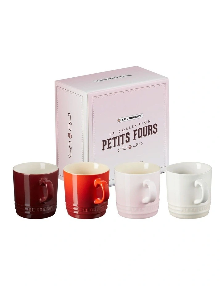Petit Four Collection 4 Pack Mug Set 200ml
