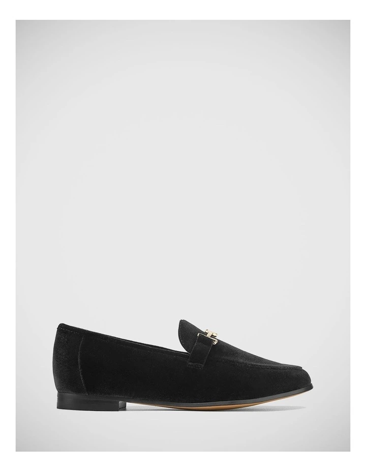 Atwood Recycled Velvet Loafer in Black