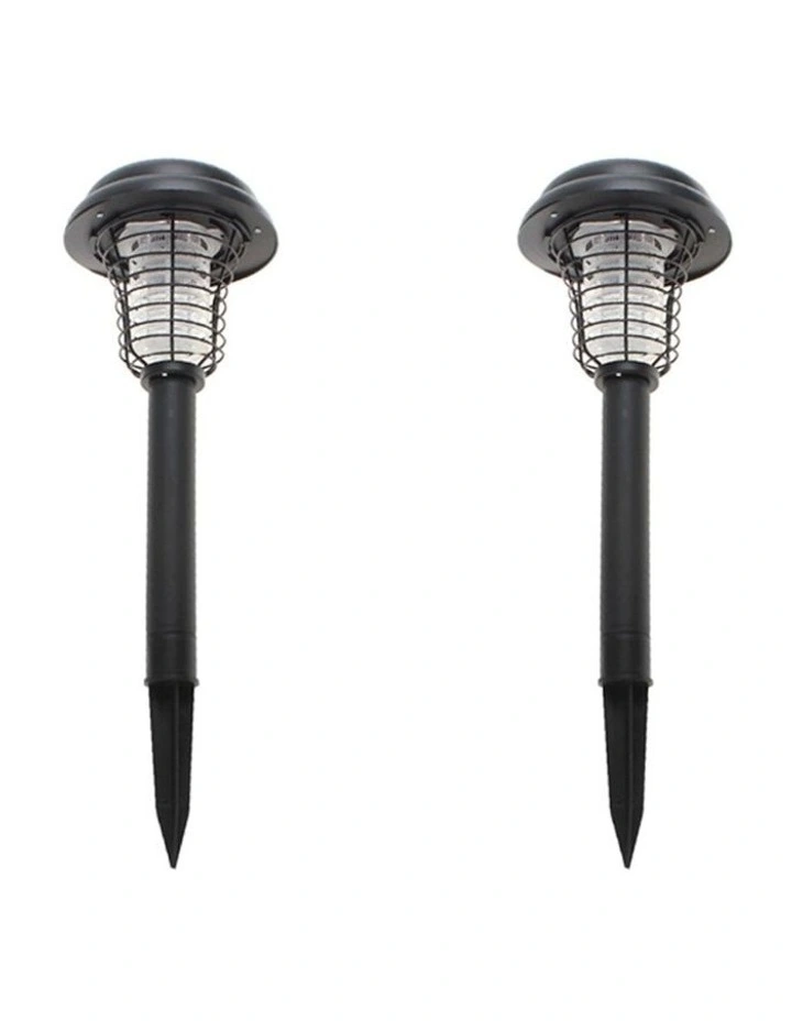 2 Piece Set Solar-Powered Mosquito Killer Lamp