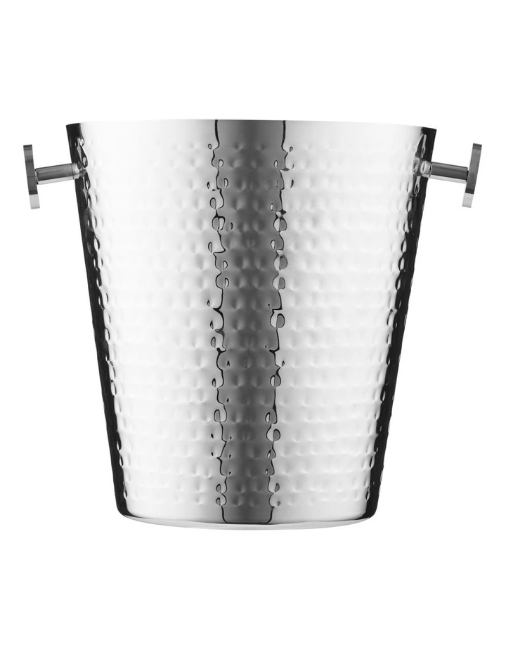Cocktail & Co Lexington Hammered Champagne Bucket in Silver