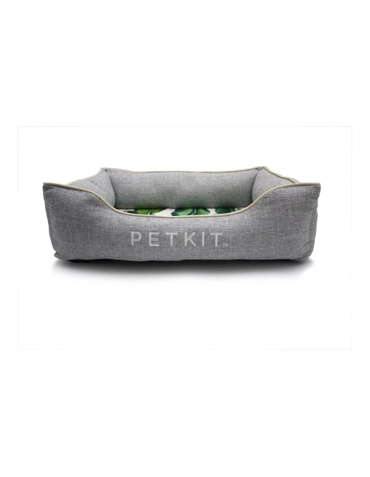 Rectangle Pet Cooling Bed Sleeping Cushion Large 90x65cm in Grey