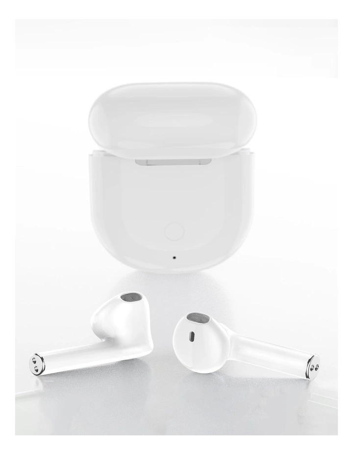 Bluetooth 5.0 Wireless Earbuds in White