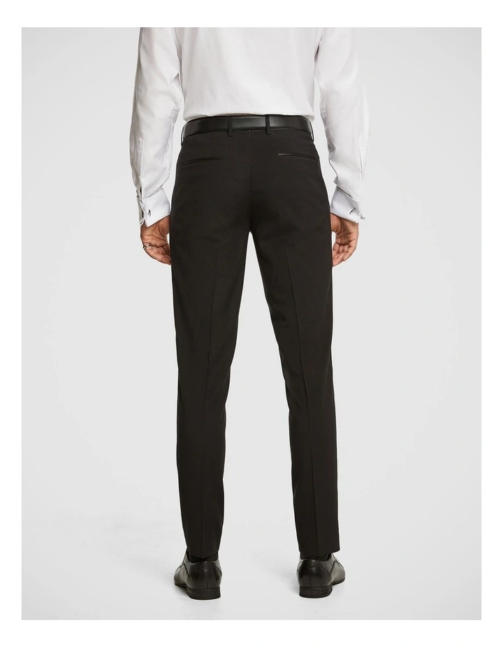 Seville Tuxedo Slim Dress Pant in Black