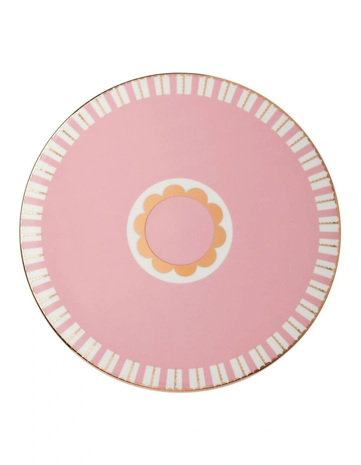 Gift Boxed Teas & C's Regency Footed Cake Stand 28cm in Pink
