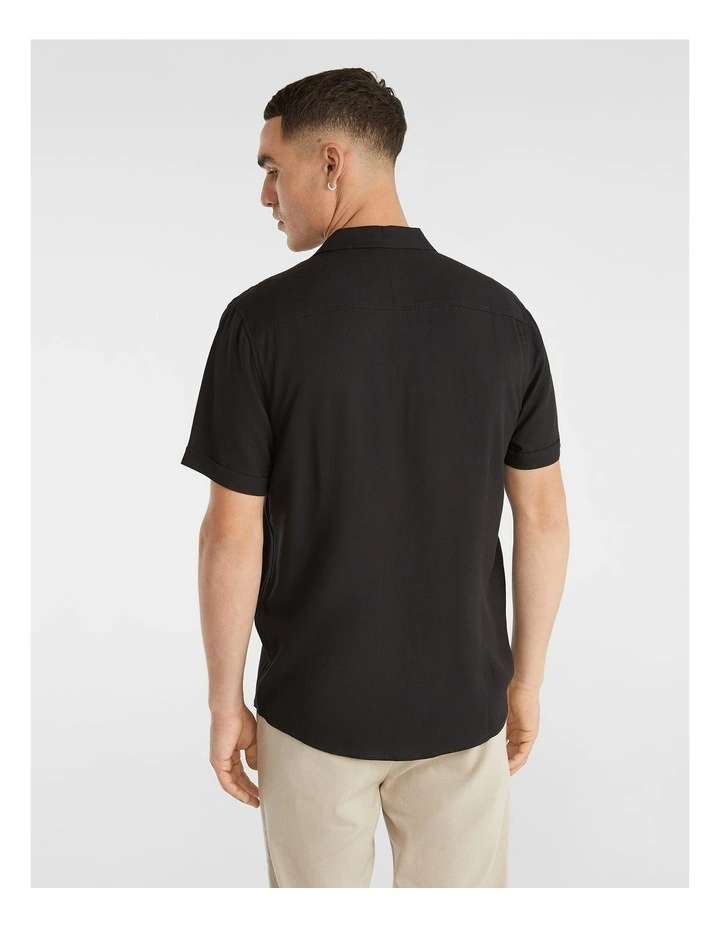 Ezekiel Viscose Shirt in Black