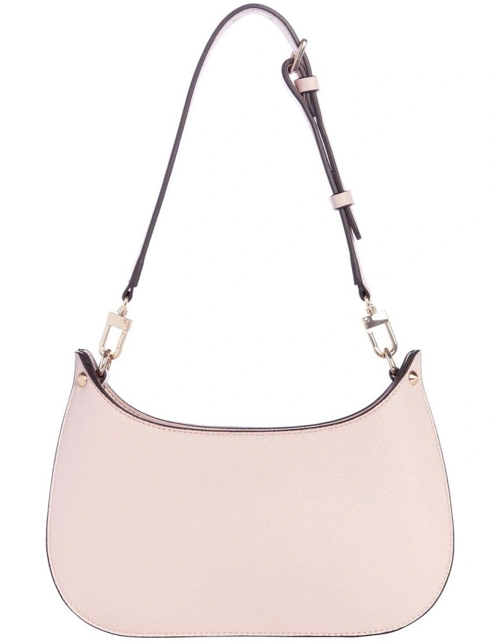 Meridian Mini Top Zip Shoulder Bag in Pink