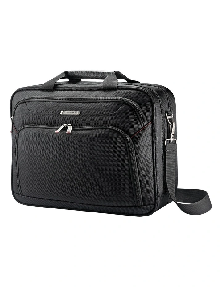 Xenon 3.0 Two Gusset Briefcase in Black