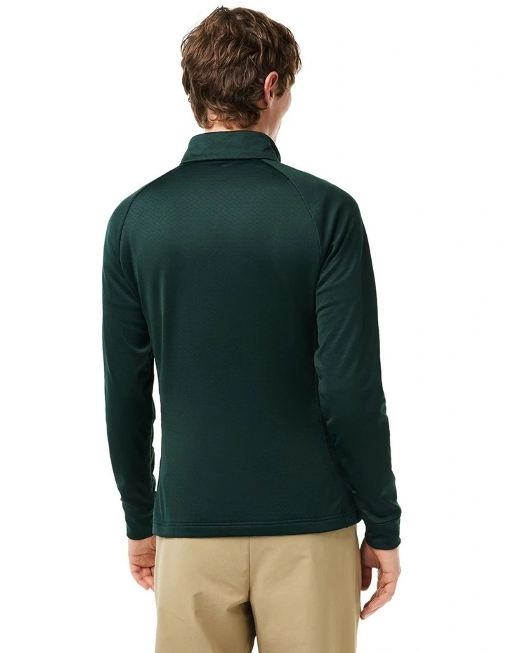 Golf Polar Fleece Midlayer Jacket in Sinople