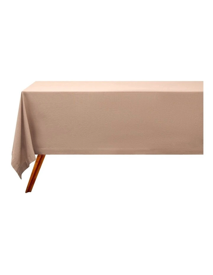 Cotton Classics Rectangle Tablecloth 230x150cm in Latte