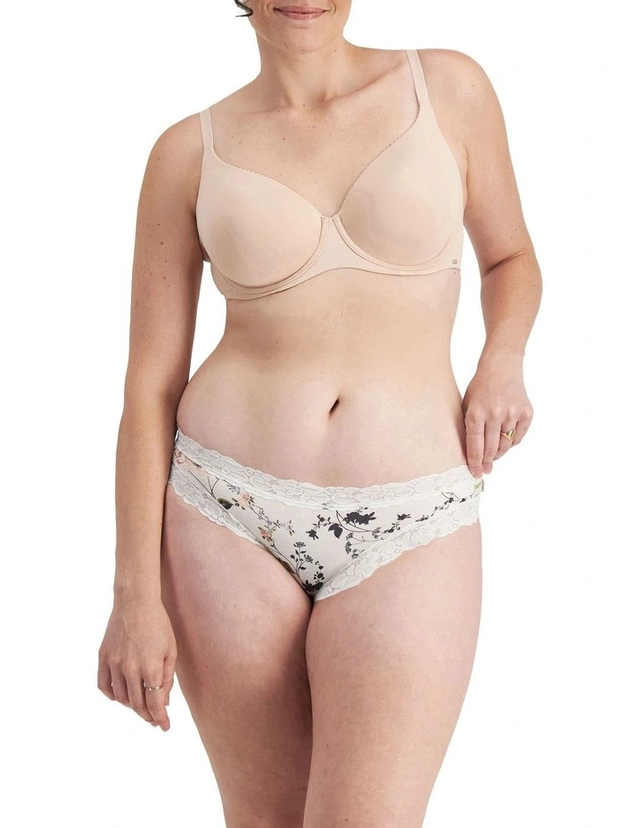 Parisienne Cotton Bikini 2 Pack in Brown