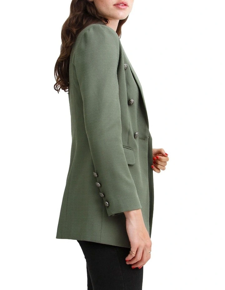 Princess Polina Textured Weave Blazer