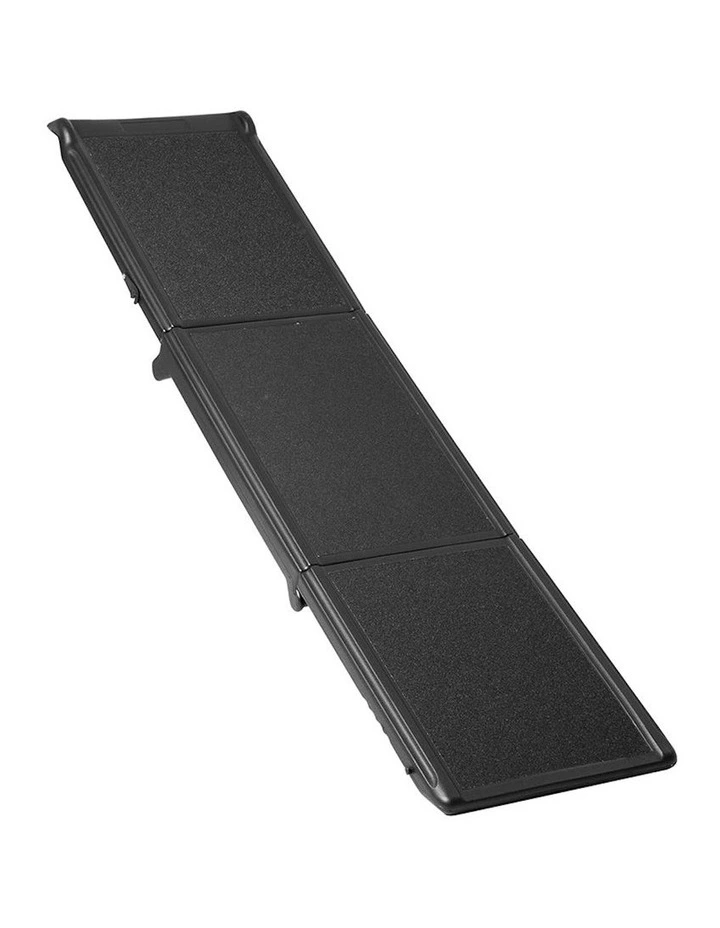 Pet Ramp Steps Stairs Travel Foldable Portable Non-Slip 75kg in Black