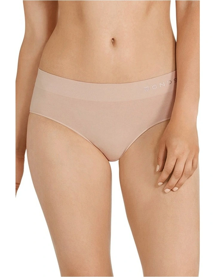 Seamless Midi Brief in Beige