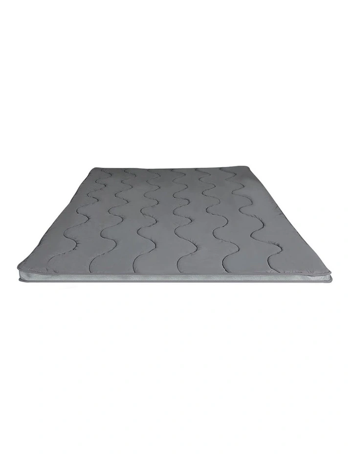 King Single Mattress Topper Protector in Grey