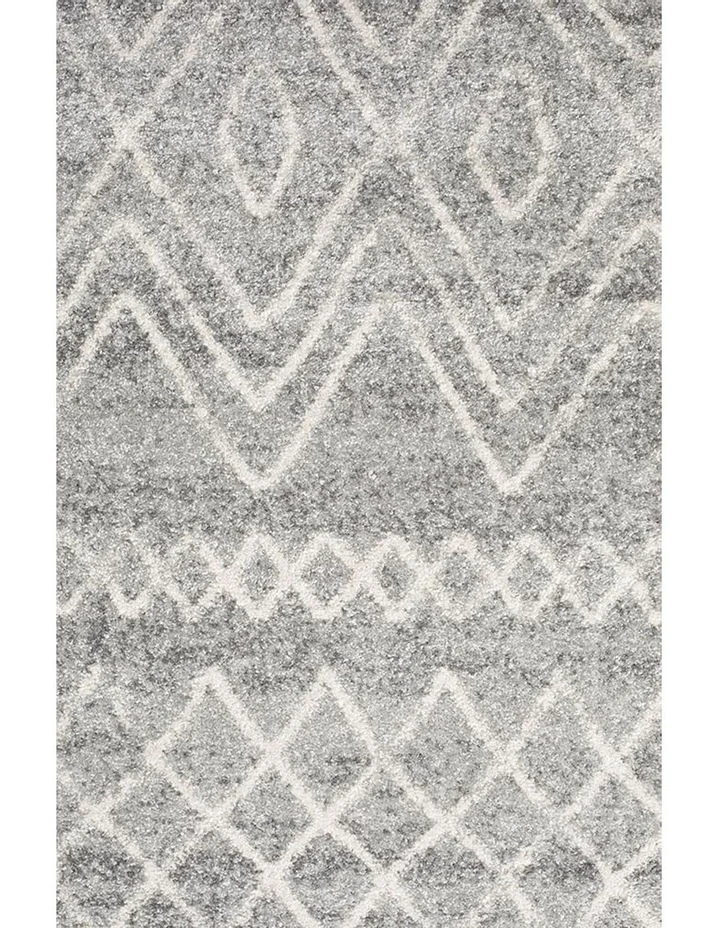 Oasis Nadia Rustic Tribal Round Rug in Grey