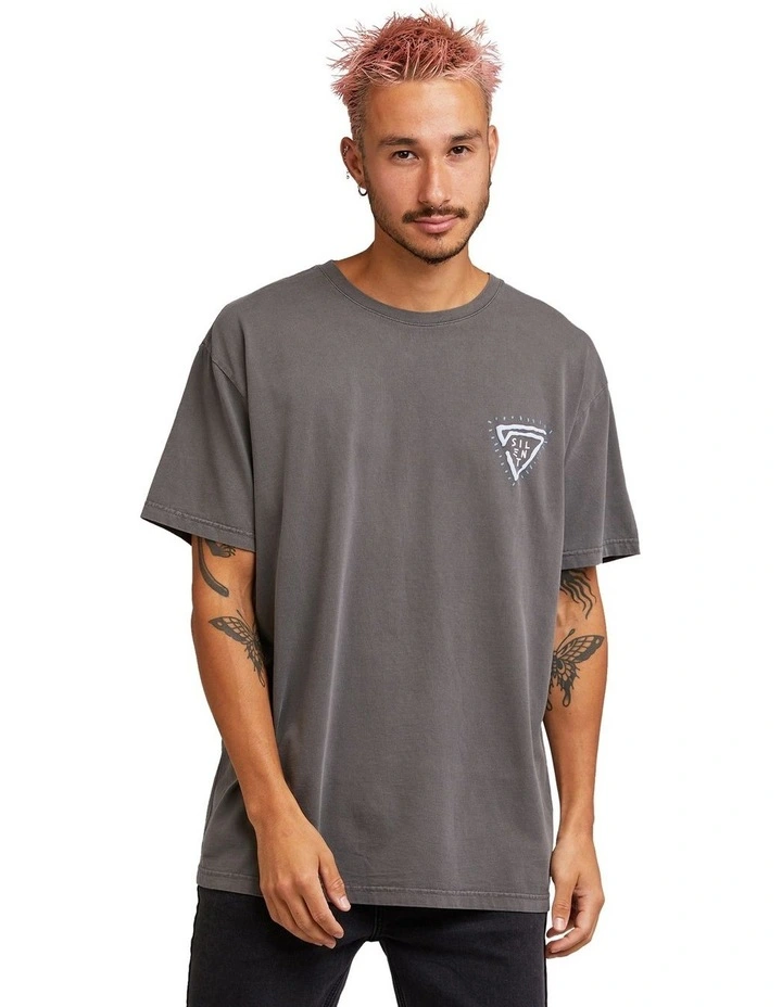 Rays Tee in Coal