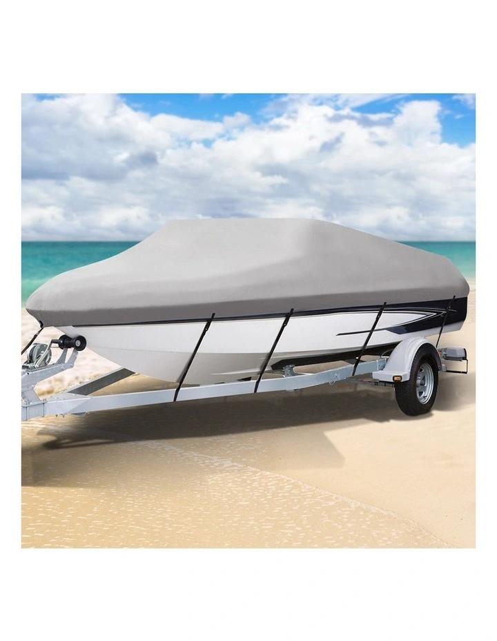 Premium 16-18.5ft Boat Cover in Grey