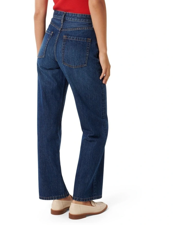 Sky Straight Leg Jeans in Blue