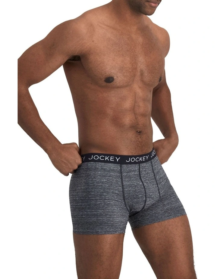 No Ride Up Trunk Micro Marle in Black