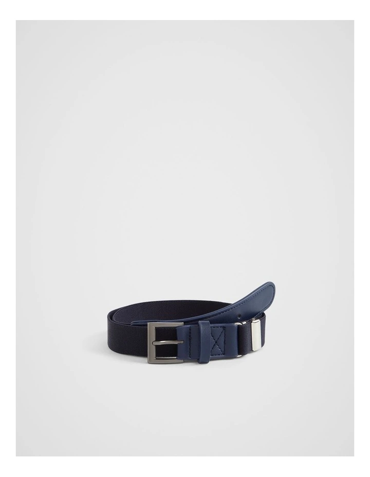 Elastic Belt in Midnight Blue