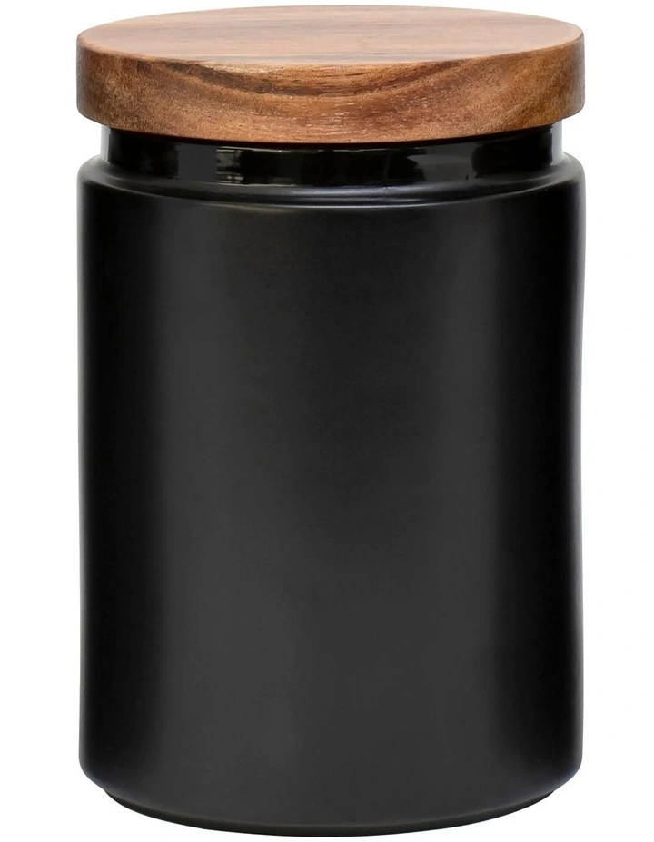 Industry Canister Set 10x15cm Set of 3 in Black