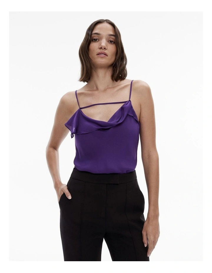 Drape Camisole in Royal Purple